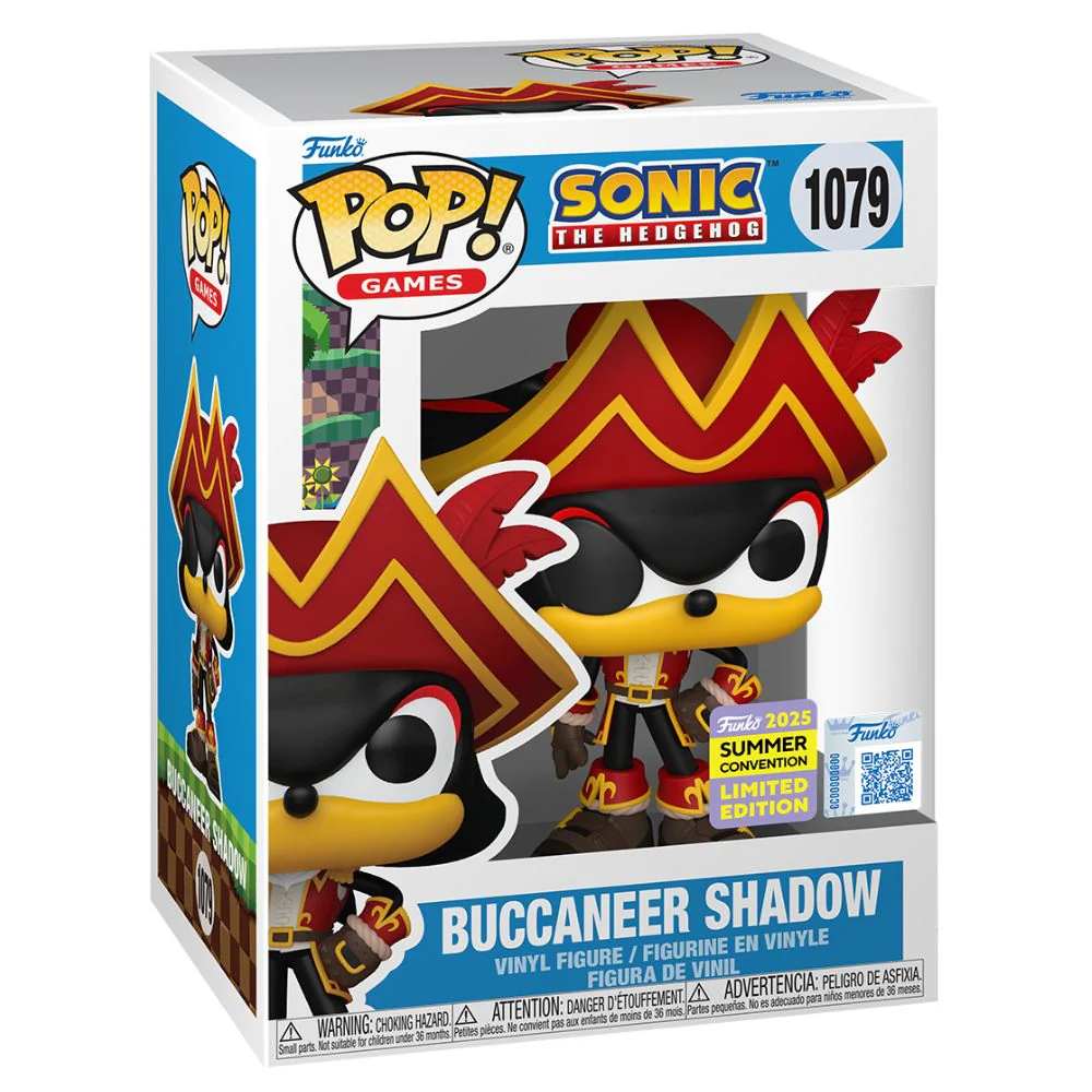 SDDC 2025 - Sonic the Hedgehog - Buccaneer Shadow US Exclusive Pop! Vinyl - Image 2