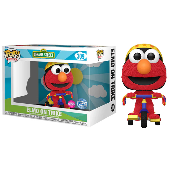 Sesame Street - Elmo on Trike Flocked US Exclusive Pop! Ride - Image 3