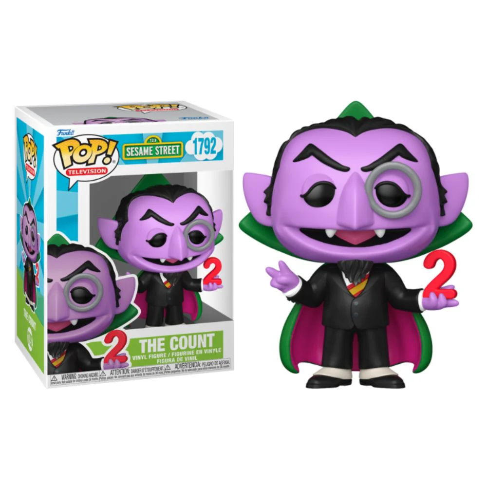 Sesame Street - The Count with the Number 2 Pop! Vinyl - Image 3