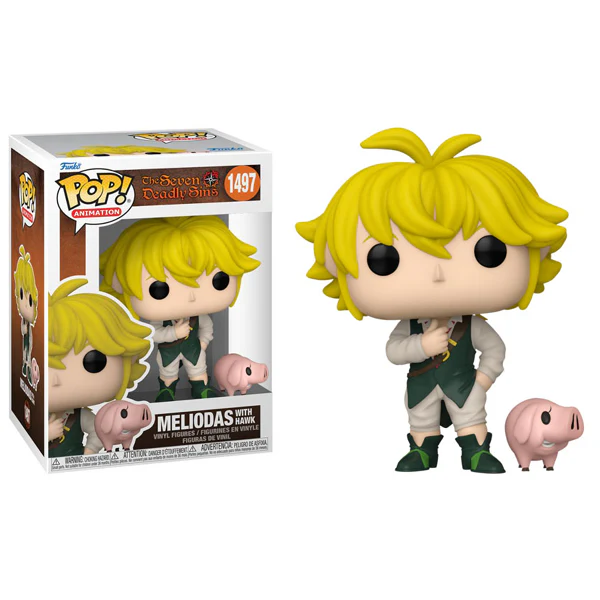 Seven Deadly Sins - Meliodas (with Hawk) Pop! Vinyl - Image 3