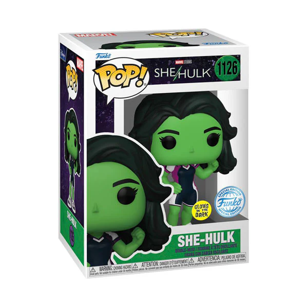 She-Hulk (TV) - She-Hulk Glow US Exclusive Pop! Vinyl - Image 3