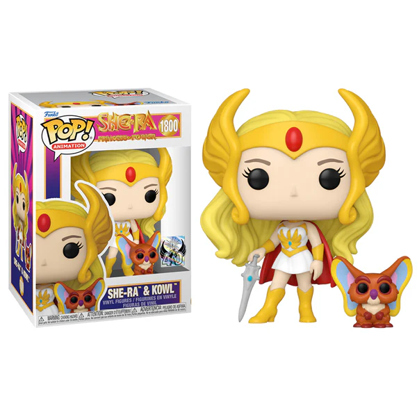 She-Ra: Princess of Power - She-Ra with Kowl 40th Anniversary Pop! Vinyl - Image 3