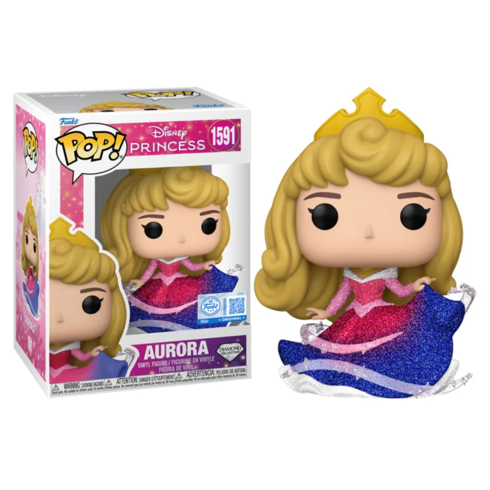 Sleeping Beauty - Aurora Sleeping Diamond Glitter US Exclusive Pop! Vinyl - Image 3