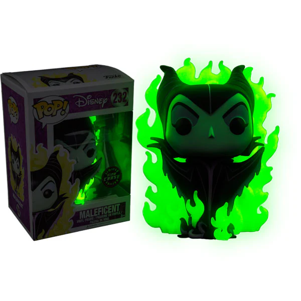Sleeping Beauty - Maleficent with Flames US Exclusive CHASE Pop! Vinyl - Image 4