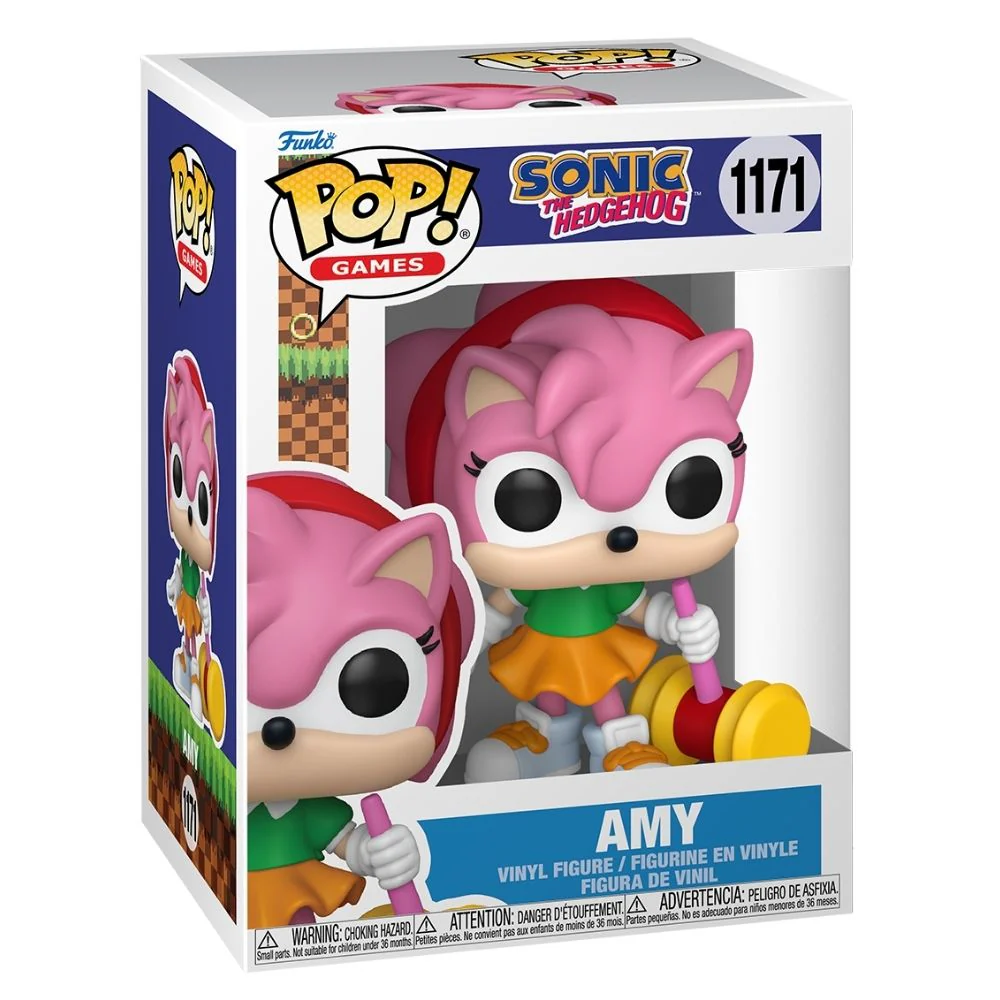 Sonic the Hedgehog - Amy with Piko Hammer Pop! Vinyl - Image 2