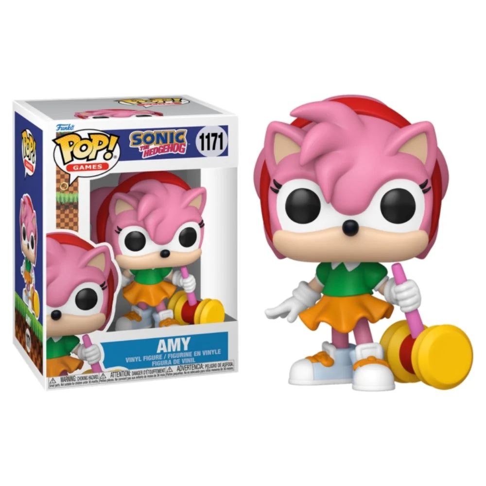 Sonic the Hedgehog - Amy with Piko Hammer Pop! Vinyl - Image 3