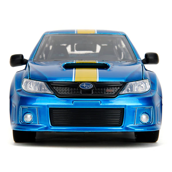 Sonic - Subaru STI with Sonic Figure 1:24 Scale Diecast Vehicle - Image 6