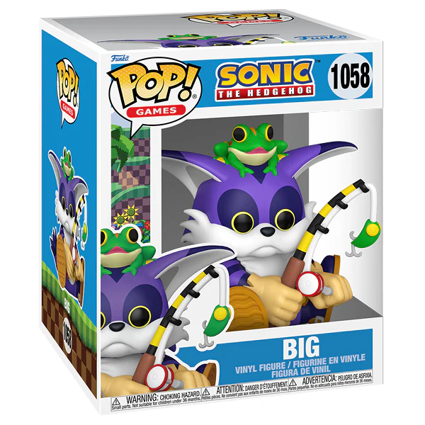 Sonic the Hedgehog - Big the Cat with Froggy 6 Inch Pop! Vinyl - Image 2