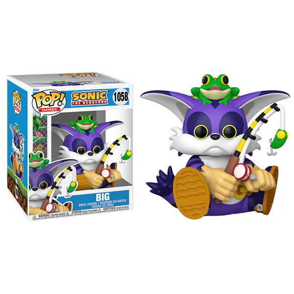 Sonic the Hedgehog - Big the Cat with Froggy 6 Inch Pop! Vinyl - Image 3