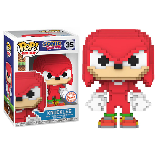 Sonic The Hedgehog - Knuckles 8-Bit US Exclusive Pop! Vinyl - Image 3