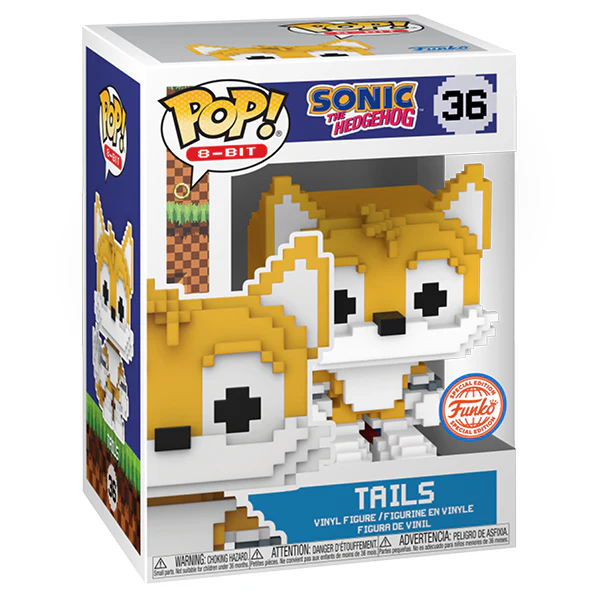 Sonic The Hedgehog - Tails 8-Bit US Exclusive Pop! Vinyl - Image 2