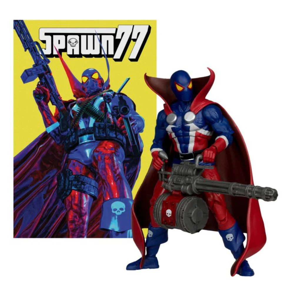 Spawn - 1977 Spawn 7 Inch Action Figure with Comic - Image 6