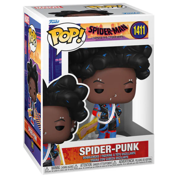 Spider-Man: Across the Spider-Verse - Spider-Punk (Unmasked) Pop! Vinyl - Image 2