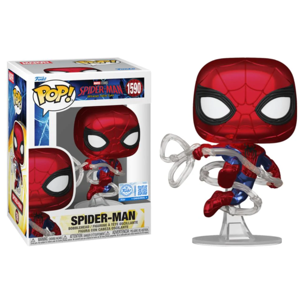 Spider-Man: Brand New Day (2026) - Spider-Man Metallic US Exclusive Pop! Vinyl - Image 3