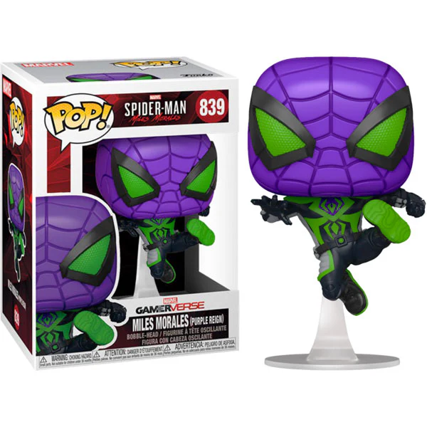 Spider-Man: Miles Morales - Purple Reign Pop! Vinyl - Image 3