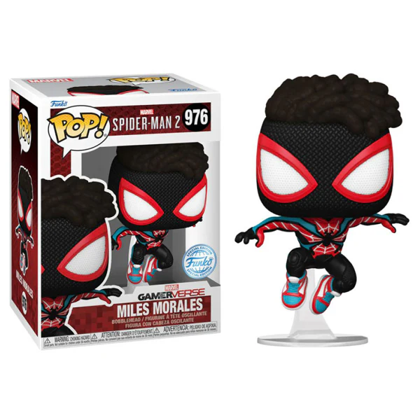 Spiderman 2 (Video Game 2023) - Miles Morales in Evolved Suit US Exclusive Pop! Vinyl - Image 3