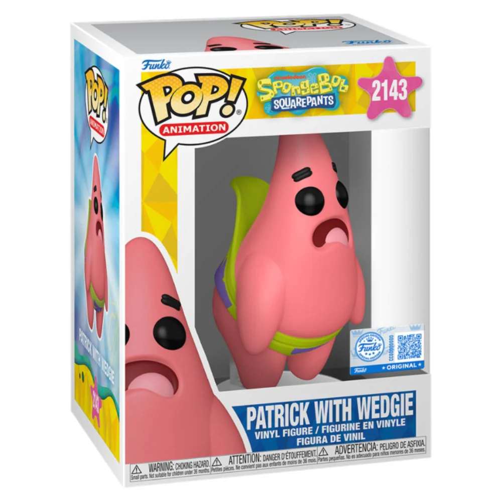 SpongeBob Squarepants - Patrick with Wedgie US Exclusive Pop! Vinyl - Image 3