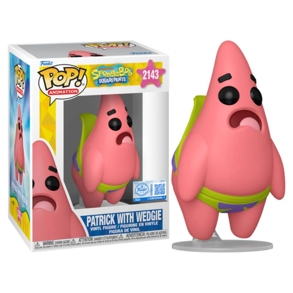 SpongeBob Squarepants - Patrick with Wedgie US Exclusive Pop! Vinyl - Image 4