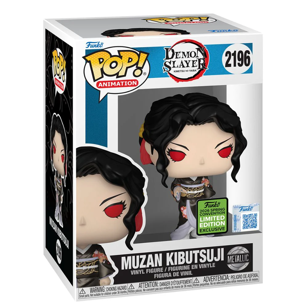 Spring Convention Exclusive 2026 - Demon Slayer - Muzan Kibutsuji Metallic Pop! Vinyl - Image 2