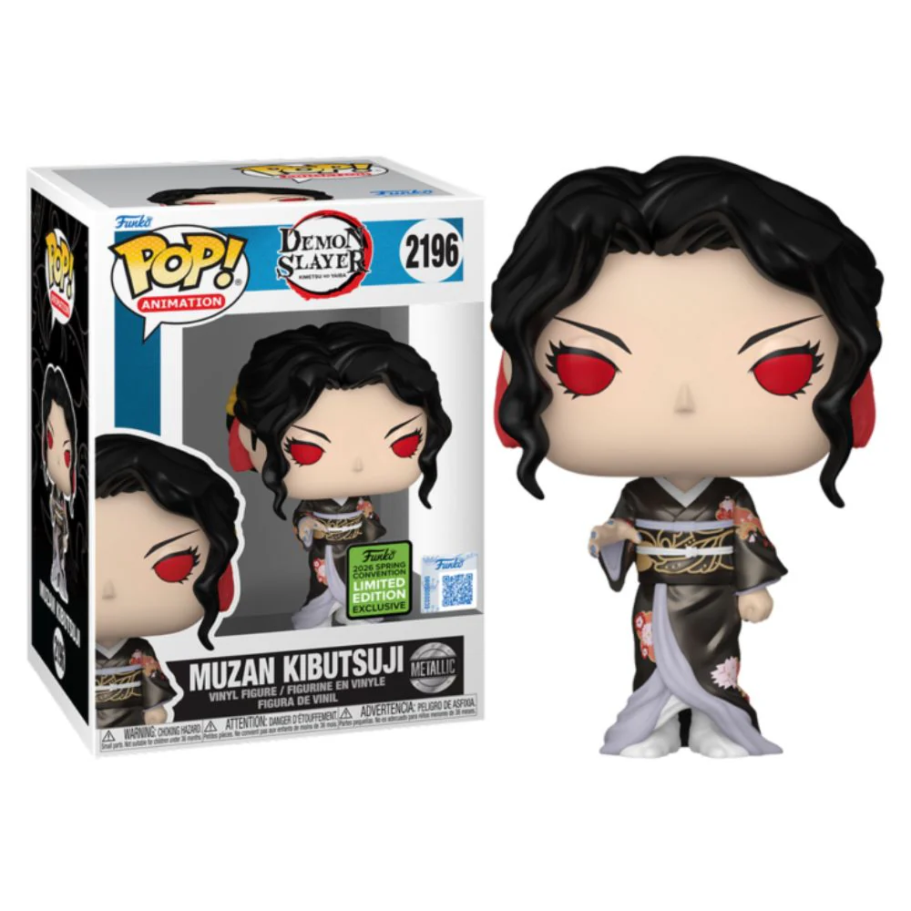 Spring Convention Exclusive 2026 - Demon Slayer - Muzan Kibutsuji Metallic Pop! Vinyl - Image 3