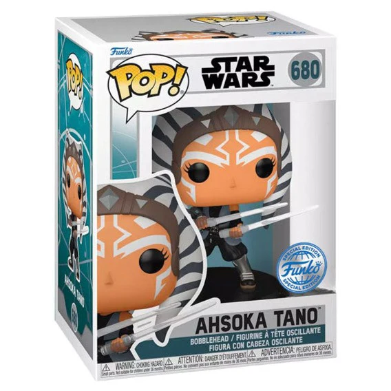 Star Wars: Ahsoka (TV) - Ahsoka Tano with Dual Lightsabers US Exclusive Pop! Vinyl - Image 2