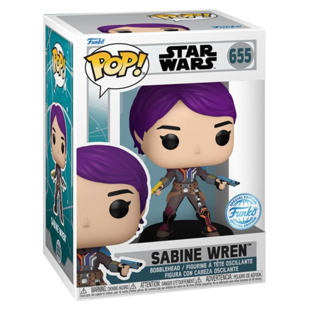 Star Wars: Ahsoka (TV) - Sabine Wren US Exclusive Pop! Vinyl - Image 2
