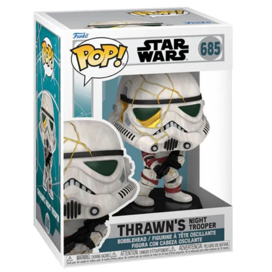 Star Wars: Ahsoka (TV) - Thrawn's Night Trooper (White/Gold Helmet) Pop! Vinyl - Image 2