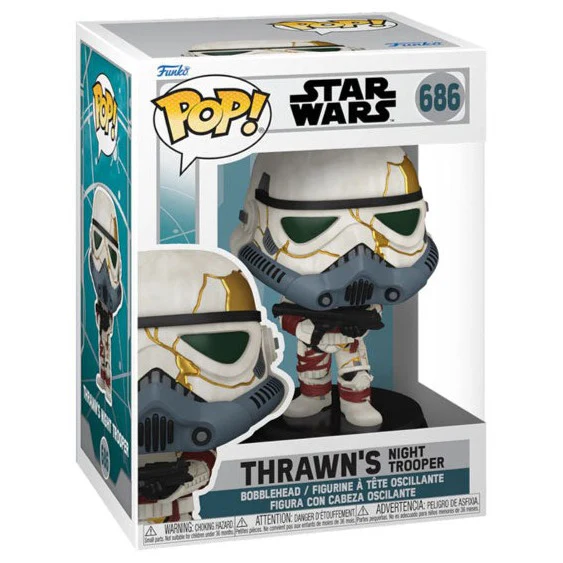 Star Wars: Ahsoka (TV) - Thrawn's Night Trooper (White/Grey Helmet) Pop! Vinyl - Image 2