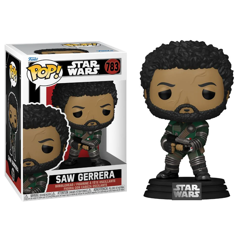 Star Wars: Andor - Saw Gerrera Pop! Vinyl - Image 3