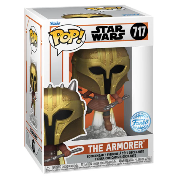 Star Wars: The Mandalorian - The Armorer with Jetpack US Exclusive Pop! Vinyl - Image 2