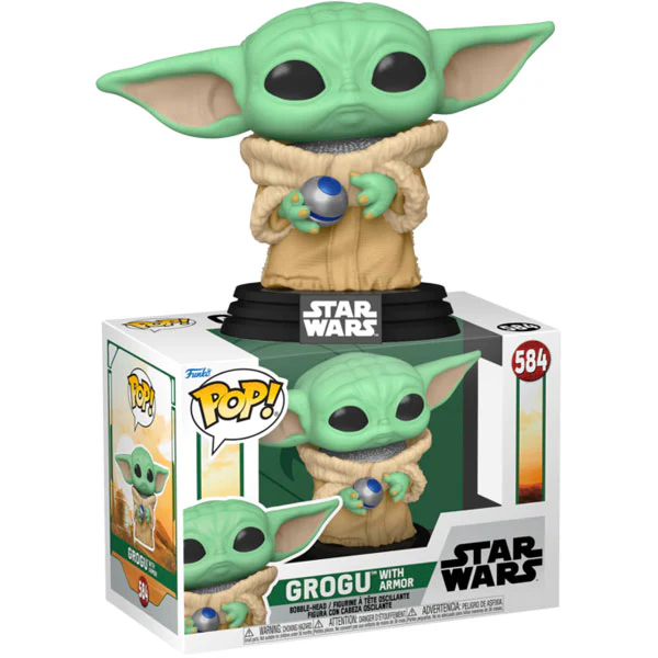 Star Wars: Book of Boba Fett - Grogu with Armor Pop! Vinyl - Image 3