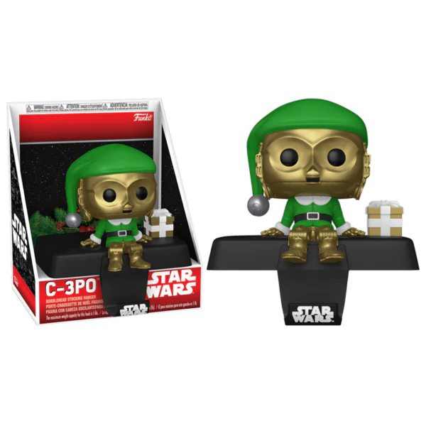 Star Wars - C-3PO Pop! Edge-Sitter Stocking Hanger - Image 3