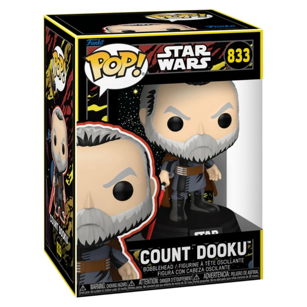 Star Wars - Count Dooku (Retro) Pop! Vinyl - Image 2