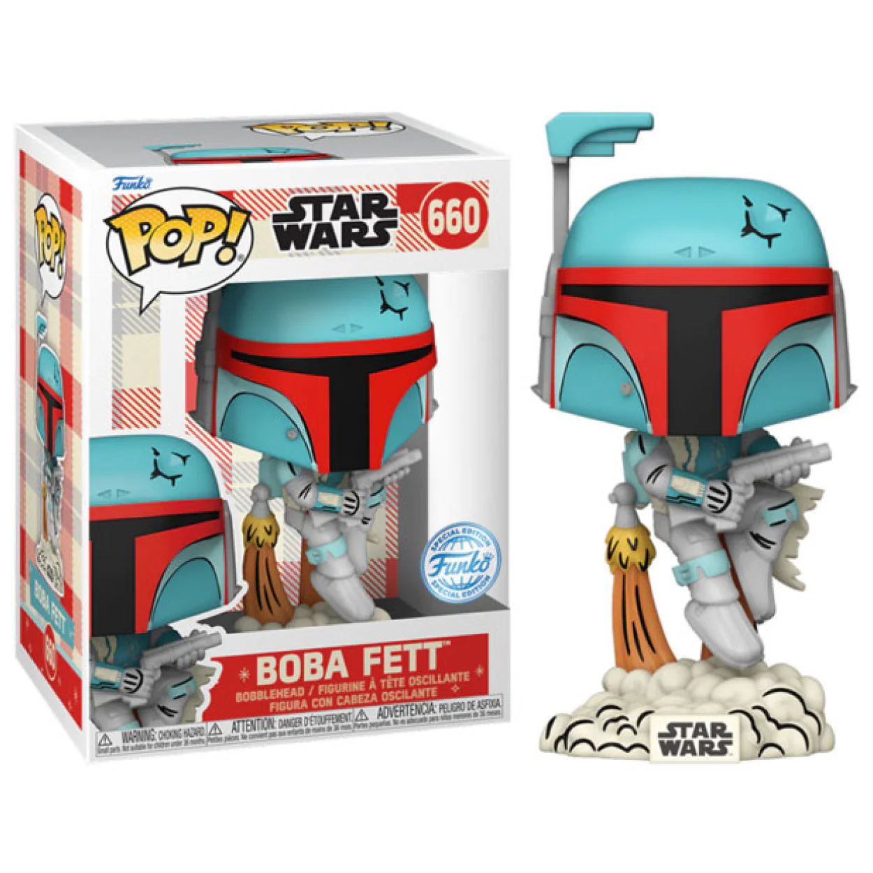 Star Wars: D100 - Boba Fett Retro Reimagined Pop! Vinyl - Image 3