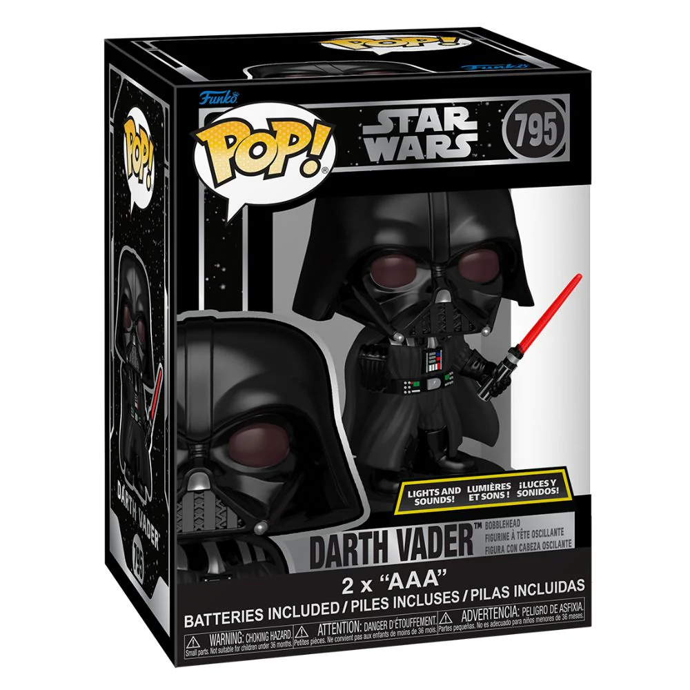 Star Wars - Darth Vader with Sound & Lights Pop! Vinyl - Image 3