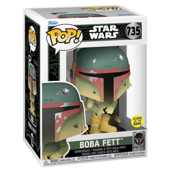 Star Wars: Fett Legacy - Boba Fett with Rifle Glow in the Dark Pop! Vinyl - Image 3