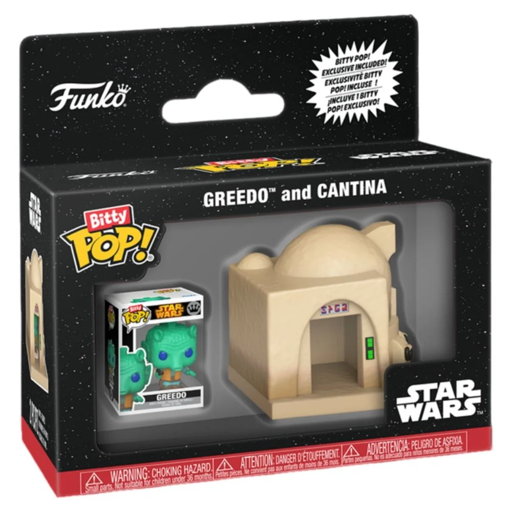 Star Wars - Greedo & Cantina Bitty Pop! Vinyl Town