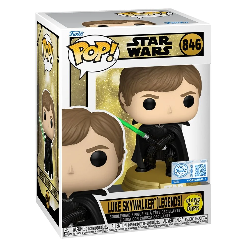 Star Wars - Luke Skywalker (Legends) Glow in the Dark Pop! Vinyl - Image 3