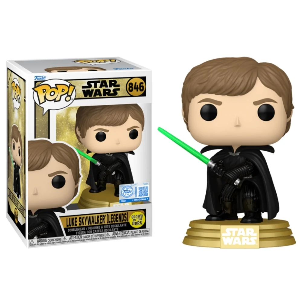 Star Wars - Luke Skywalker (Legends) Glow in the Dark Pop! Vinyl - Image 4