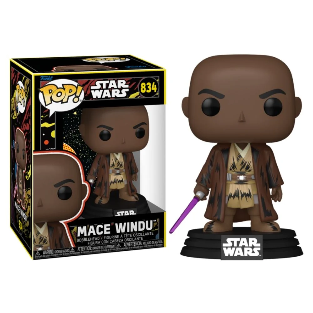 Star Wars - Mace Windu (Retro) Pop! Vinyl - Image 3