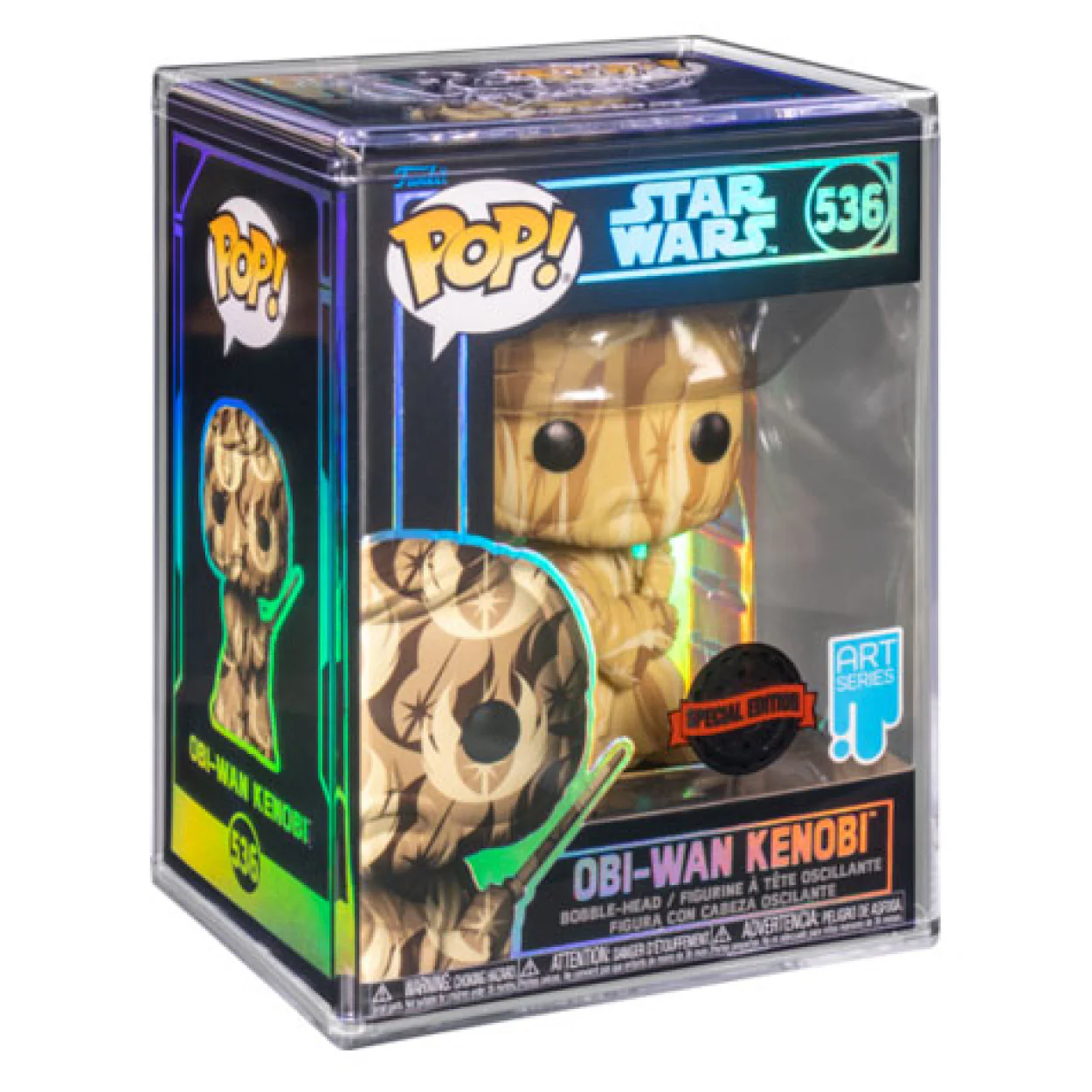 Star Wars - Obi-Wan Kenobi Rebel Alliance (Artist) US Exclusive Pop! with Pop Protector - Image 2