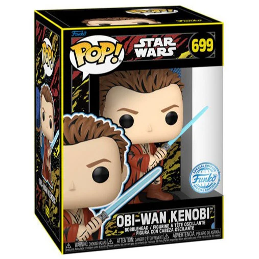 Star Wars: Phantom Menace 25th Anniversary - Obi-Wan Kenobi US Exclusive Retro Pop! Vinyl - Image 2
