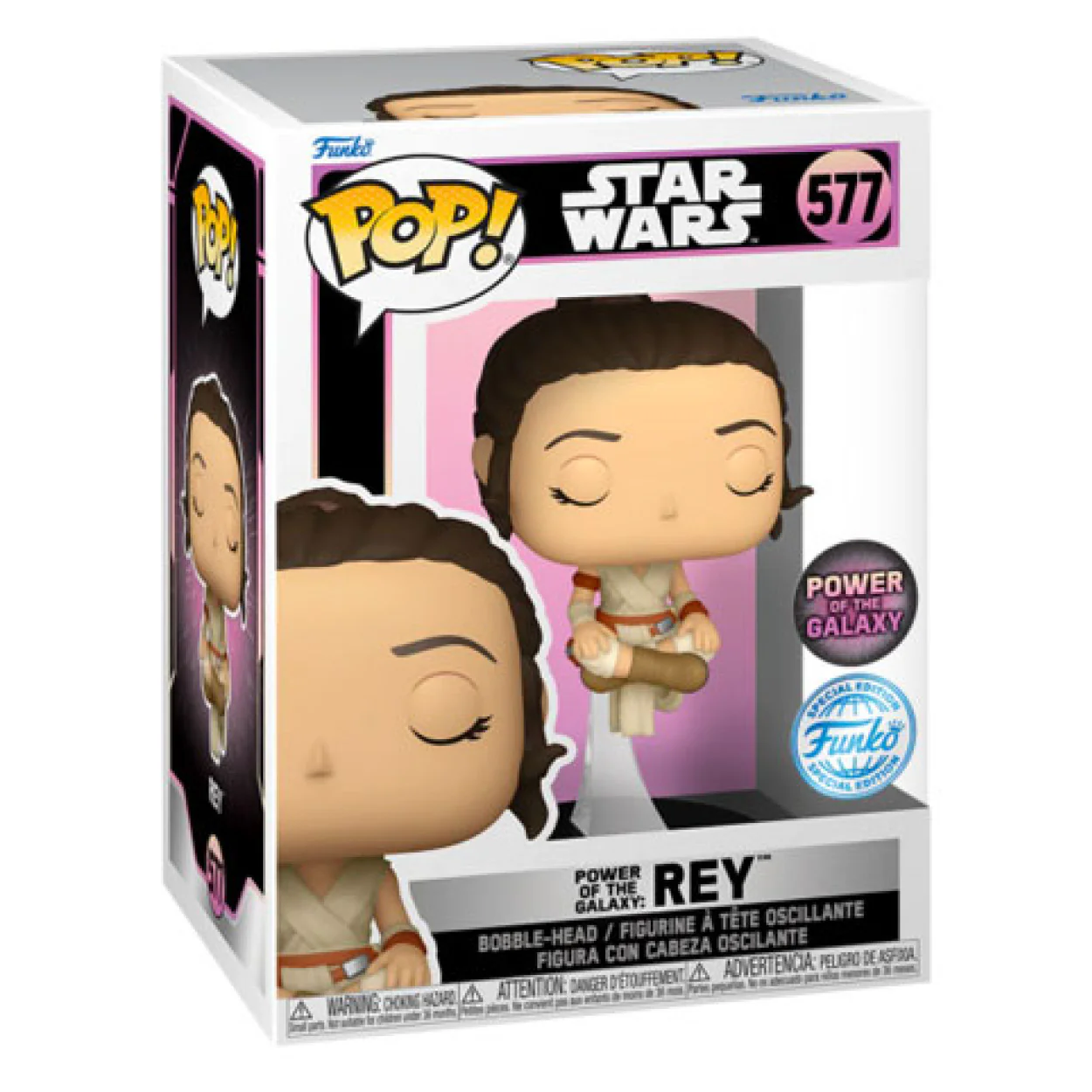 Star Wars - Power of the Galaxy Rey US Exclusive Pop! Vinyl - Image 2