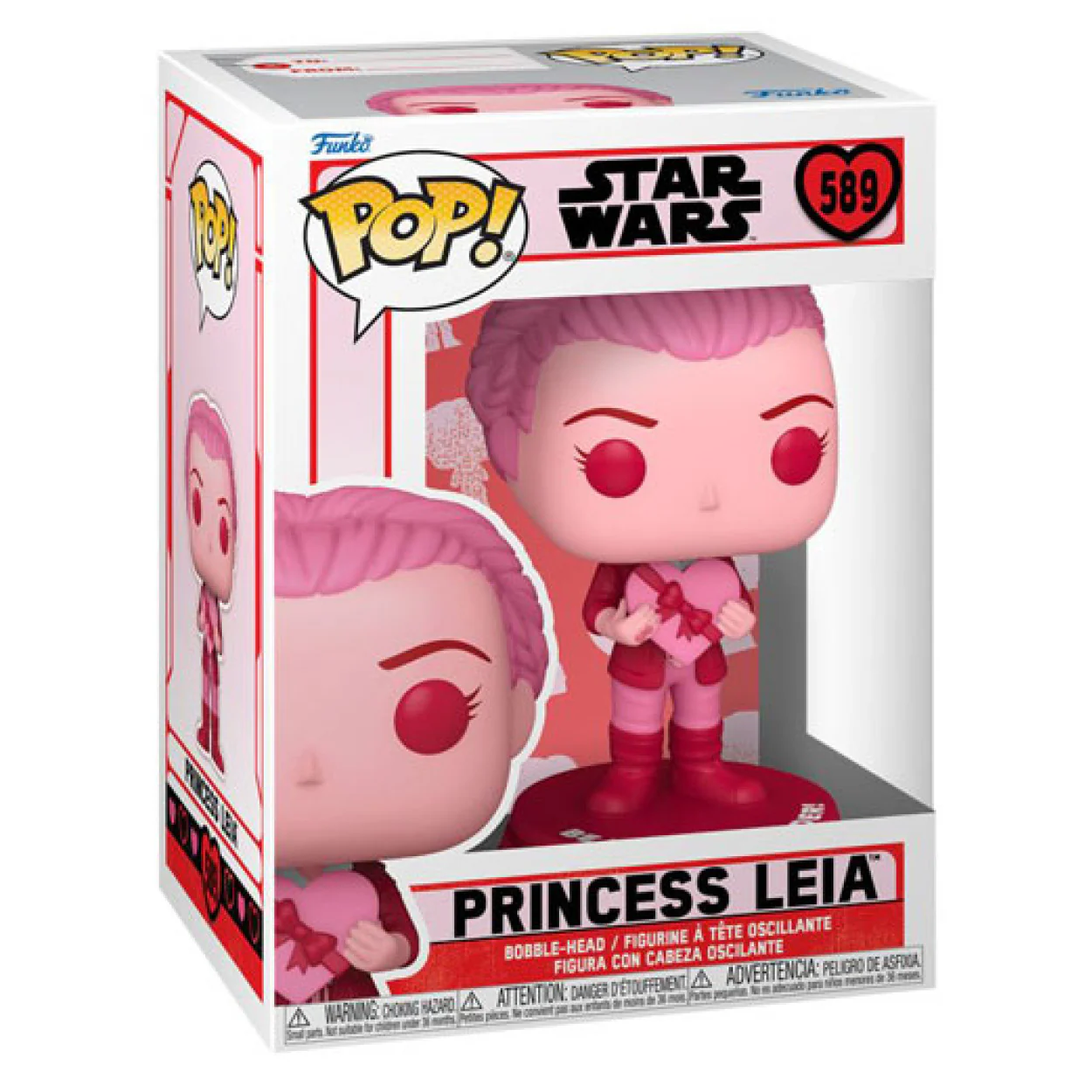 Star Wars - Princess Leia Valentines Edition Pop! Vinyl - Image 2