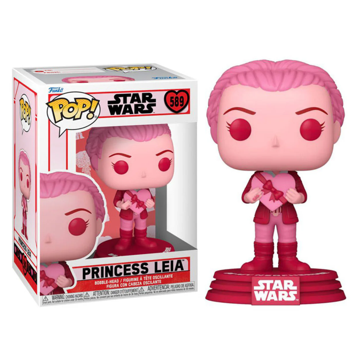 Star Wars - Princess Leia Valentines Edition Pop! Vinyl - Image 3