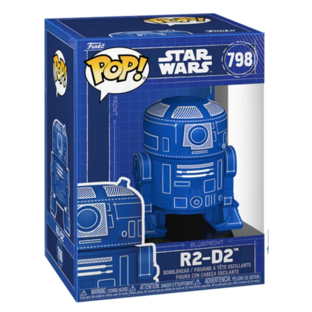 Star Wars - R2-D2 (Blueprint) Pop! Vinyl - Image 2