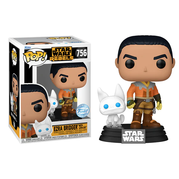 Star Wars: Rebels - Ezra with Loth Cat US Exclusive Pop! Vinyl - Image 3