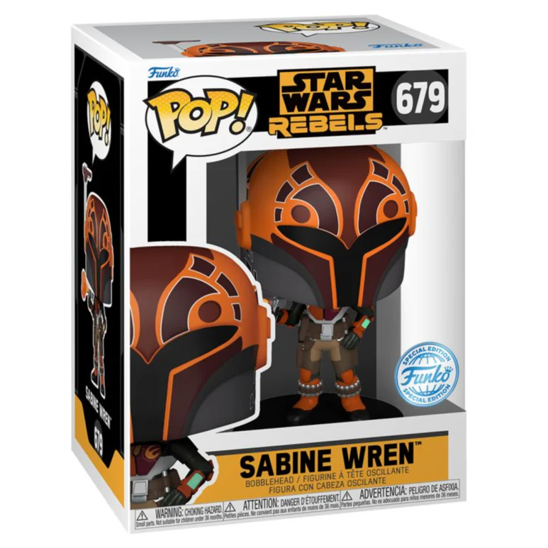 Star Wars: Rebels - Sabine Wren US Exclusive Metallic Pop! Vinyl - Image 2