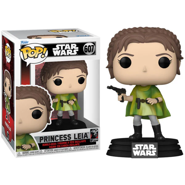Star Wars: Return of the Jedi 40th Anniversary - Leia Bounty Hunter Pop! Vinyl - Image 3