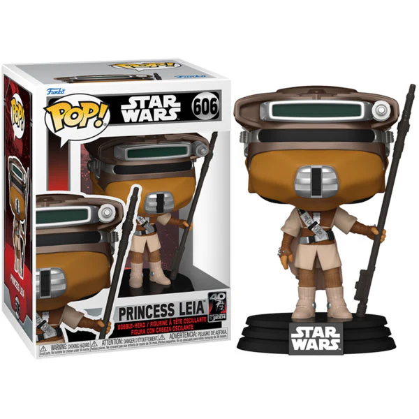 Star Wars: Return of the Jedi 40th Anniversary - Leia Boushh Pop! Vinyl - Image 3